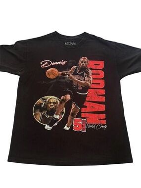 Dennis Black Graphic Short Sleeve Tee